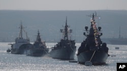 Корабли Черноморского флота России (архивное фото)