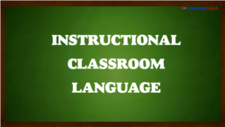 Instructional Classroom Language