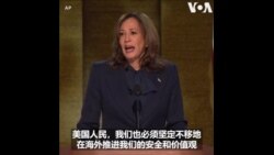 哈里斯接受民主党总统候选人提名：确保“美国而非中国赢得21世纪竞争”