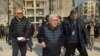 Martin Griffiths, U.N. Under-Secretary General for Humanitarian Affairs and Emergency Relief, visits affected neighborhoods in Aleppo, Syria, Feb. 13, 2023, following the devastating 7.8-magnitude earthquake that rocked Turkey and Syria. 