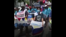 马尼拉抗议人士指责中国在南中国海“侵略”菲律宾