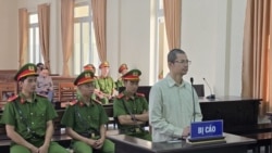 Ông Dương Tuấn Ngọc tại phiên tòa ngày 24/4/2024 ở Lâm Đồng. Photo CAND.