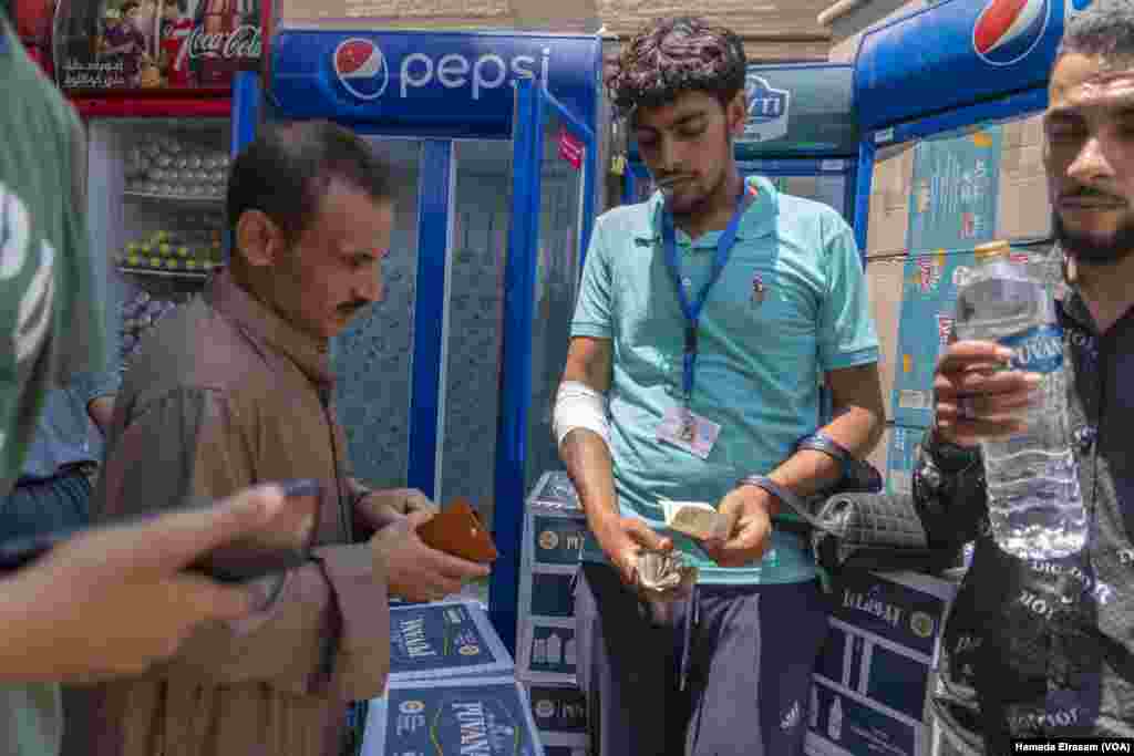 The Virgin Mary Monastery’s volunteer-run shops offer low-cost food items and mineral water to this season’s budget-crunched and heat-exhausted visitors