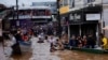 People are rescued after floods in Canoas, at the Rio Grande do Sul state, Brazil, May 5, 2024. 