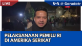 Laporan VOA untuk Garuda TV: Pemilu RI di Amerika Serikat