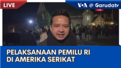 Laporan VOA untuk Garuda TV: Pemilu RI di Amerika Serikat