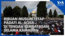 Ribuan Muslim Tetap Padati Al-Aqsa di tengah Pembatasan