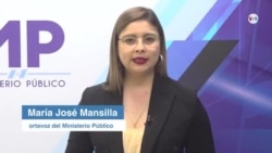 María José Mansilla, Portavoz del Ministerio Público