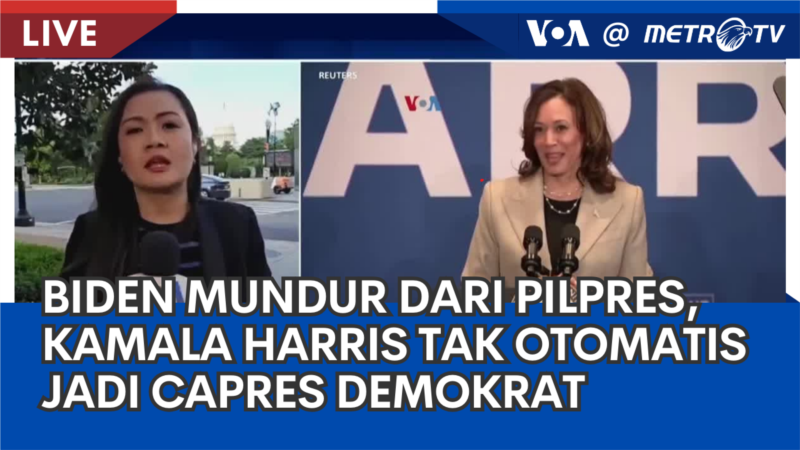 Biden Mundur dari Pencapresan, Kamala Harris Tak Otomatis Jadi Capres AS