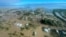 This handout photo taken on March 10, 2023 and received on March 11, 2023 from the Queensland Police Service shows an aerial view of the flooded northern Queensland town of Burketown.
