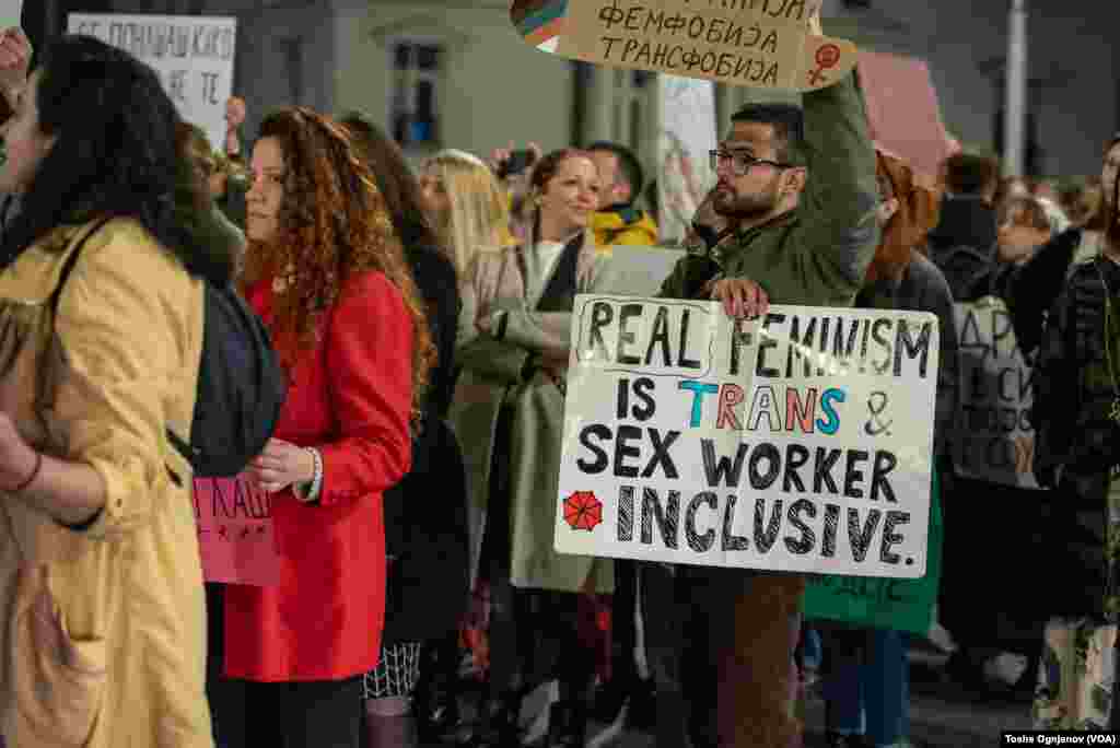 March for women's rights, Skopje