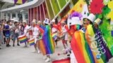 ထိုင်းနိုင်ငံ ဘန်ကောက်မြို့က LGBTQ အလှပြချီတက်ပွဲ