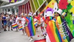ထိုင်းနိုင်ငံ ဘန်ကောက်မြို့က LGBTQ အလှပြချီတက်ပွဲ