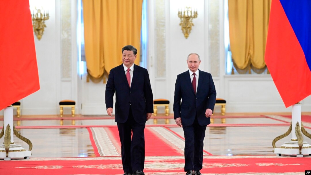 Си Цзиньпин и Владимир Путин в Кремле