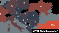 25 Ekim 2023 - Medya Özgürlüğü Acil Müdahale (MFRR) ekibinin yayınladığı rapora göre, 2023 yılının ilk 6 ayında Avrupa Birliği (AB) üyesi ve aday ülkelerde toplam 575 medya özgürlüğü ihlali kaydedildi. Türkiye, 136 ihlal kaydıyla listenin başında yer alıyor