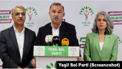 Yesil Sol Party election results press conference