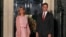 FILE - Spanish Prime Minister Pedro Sanchez and his wife, Begona Gomez, arrive at 10 Downing Street in London, Dec. 3, 2019.