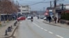 Ulica u Gračanici, na Kosovu, 28. februar 2023.