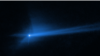 资料照片：近地小行星迪莫弗斯在试验中被撞击的情景。(2024年9月26日)
