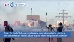 VOA60 Africa - Sudan government transition deal delayed again, protesters march