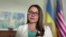 Ірина Мазур, імміграційна адвокатеса та членкиня ради директорів організації Ukraine Immigration Task Force, під час онлайн інтерв'ю із Голосом Америки.