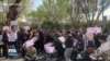 تجمع اعتراضی کارکنان و موسسان مراکز توانبخشی خصوصی و کمپین معلولان مقابل سازمان برنامه و بودجه
