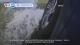 VOA60 America- Hurricane Debby made landfall Monday morning as a category 1 storm, with potentially historic rainfall