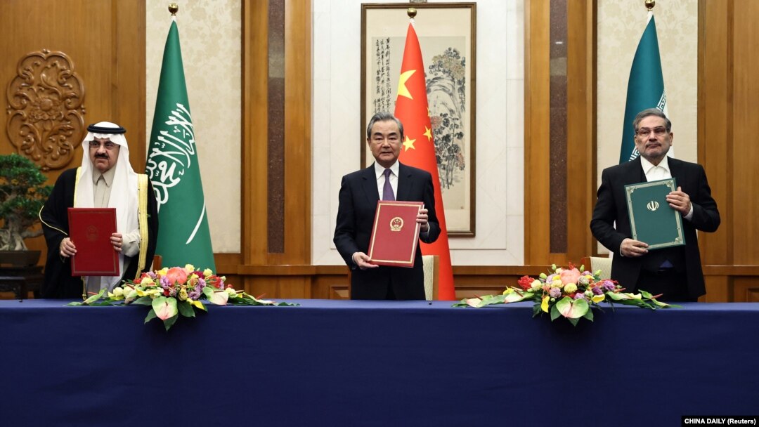 Saudiya Arabistoni va Eron o’rtasida Xitoy vositachiligida kutilmagan diplomatik yaqinlashuv ro’y bermoqda.