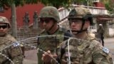 Kosovo, Zvecan, KFOR deployed at municipal headquarters