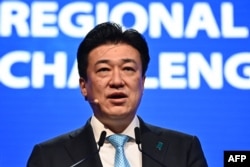 FILE - Menteri Pertahanan Jepang Minoru Kihara (NHAC NGUYEN / AFP)