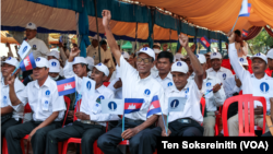 Candlelight Party activists and supporters attend the party's Extraordinary Congress in Siem Reap province, Feb. 11, 2023. 