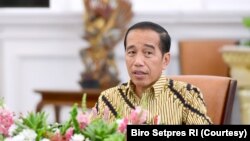 Presiden Jokowi menegaskan cawe-cawe dirinya dalam Pilpres 2024 dimaksudkan untuk  menciptakan transisi kepemimpinan tanpa adanya hambatan yang berarti.(biro Setpres)
