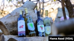 Fakhria Elia’s wine is sold in selected liquor stores in Iraqi Kurdistan, Jan. 18, 2023