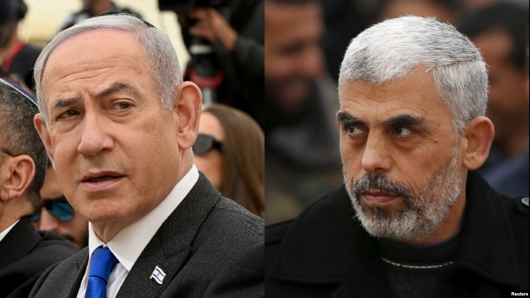 Benjamin Netanjahu, premijer Izraela i Jahja Sinvar, lider Hamasa (Foto: Reuters)