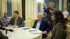 Сенатор Линдси Грэм на встрече с прессой в Киеве. Архивное фото. 