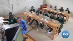 US-Trained Woman Teaching Digital Skills to Children in Rural Kenya