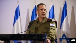 Maj. Gen. Aharon Haliva, the Israeli military intelligence chief
