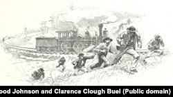 Иллюстрация из книги 1887 года «Битвы и лидеры Гражданской войны» Роберта Джонсона и Клэренса Буэля