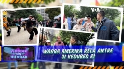 Vlogger on The Road: Warga Amerika Rela Antre di Kedubes RI