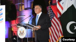 FILE - Ambassador Donald Blome speaks at a U.S. Independence Day celebration in Islamabad, Pakistan, July 2, 2024 (Courtesy - U.S. Embassy).