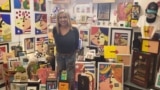 Annie M. se siente orgullosa de representar en su arte sus dos culturas, y como ella dice sus dos banderas: EEUU y Cuba.