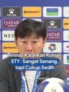 Timnas Kalahkan Korsel, Shin Tae-yong 'Senang tapi Sedih'