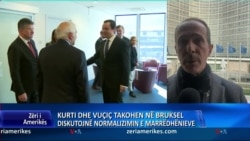 Kurti dhe Vuçiç po takohen në Bruksel 