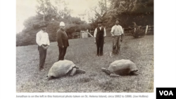 Jonathan is on the left in this historical photo taken on St. Helena Island, circa 1882 to 1886. (Joe Hollins)