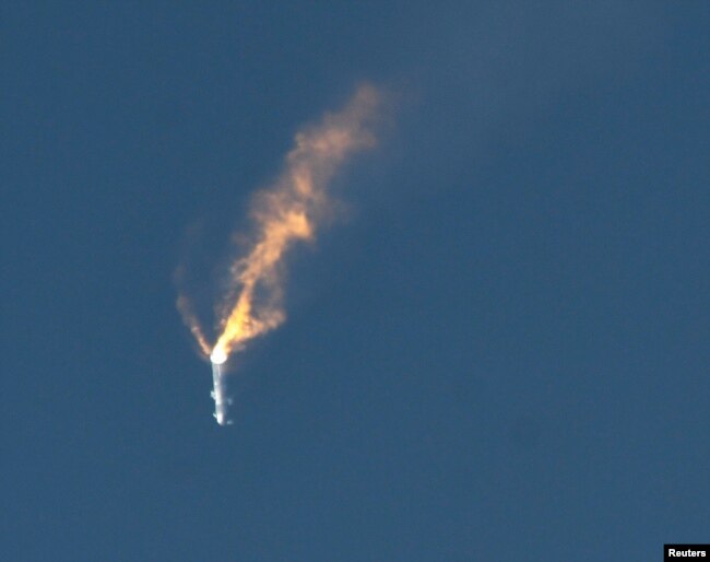 SpaceX-ova raketa pada na zemlju.