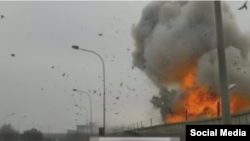 تصویر منتسب به یک انفجار در ایران