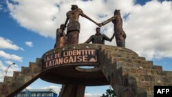 ARCHIVES - Le monument de l'identité katangaise à Lubumbashi le 22 mai 2016