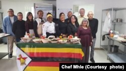 Chef Mhlelusizo Ncube showcasing Zimbabwean cuisines at the African Cuisine & Art Festival in New Mexico, USA