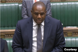 在野工党影子外相拉米（David Lammy）（照片来源：英国国会）