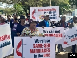 United Methodist Church anti-gay protest